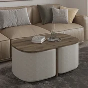 HANAH HOME Sto za dnevnu sobu Twin Antique Walnut