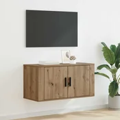 Ormar za TV montiran na zid hrast artisan 80 x 34.5 x 40 cm