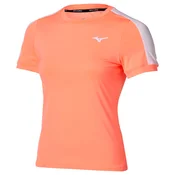 Ženska majica Mizuno Tennis Short Sleeve Tee Flamingo Coral M