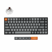 Keychron Keychron K2 Max Brezžična Mehanska Tipkovnica, Bluetooth/2.4 GHz, Bela osvetlitev, Super Brown Switch, US Layout, K2M-A3, (21733743)