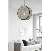 Opviq Luster Big Drum, 35x9cm, Crno-sivi