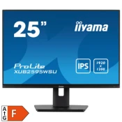 Monitor Iiyama 63,5 cm (25,0) XUB2595WSU-B5 1920x1200 IPS 4ms VGA HDMI DisplayPort 2xUSB2.0 Pivot Zvočniki  ProLite