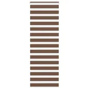 Zebra zavjesa Smeda 80x230 cm Širina tkanine 75,9 cm Poliester
