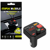 MaxMobile FM transmiter i auto punjač NT7011 30W Type C/USB