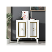 Hanah Home HANAH HOME Capri - White, Gold konzolna miza, (20784964)