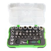 Set natičnih ključev in bitov 1/4" z mini račno JBM