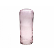 Vaza HONEYCOMB ročno izdelano steklo d12x30cm