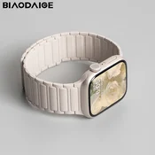 Biaodaige Zamenska narukvica za pametni sat za Apple Watch, Bela