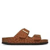 Birkenstock natikači z ravnim podplatom ženski Arizona