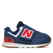 New Balance unisex za otroke. NW574V2 Trenerji 574 New-B Hook & Loop navy (22.5), Ravna stran, Velcro, Priložnostno, Mornarica, otr