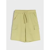 Sinsay - Kratke pantalone - svetlo maslinasta