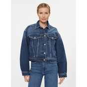 Pepe Jeans Jeans jakna Turner Sparkle PL402328 Mornarsko modra Relaxed Fit