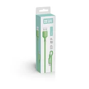 COLORWAY kabel, USB na Type-C (mekani silikon), 2,4 A, 1 m, zeleni (CW-CBUC042-GR)
