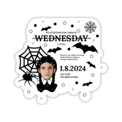 Personal Personalizirana vabila 6 kosov - Wednesday