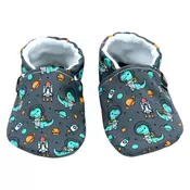 Snugi copat CK2605 Space Dino barefoot F grey 25