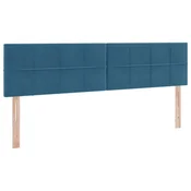 Krevet s od storage s madracem Tamno plava 90 x 200 cm