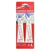 Boja tempera Aero 2 x 42ml tubice bela boja, 2 kom blister