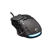 Miška WHITE SHARK Ector, RGB, optična, 12400dpi, črna