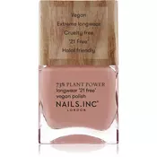 Nails Inc. Plant Power dolgoobstojen lak za nohte odtenek Good Energy Efficient 14 ml