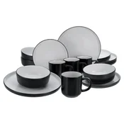 Creatable Kombinirani Servis Nordic Cool Black, 16-Delni