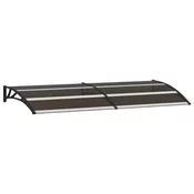 MAISON CHIC Nadstrešek - Senčniki za vrata črn 200x75 cm PC, (22039194)