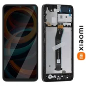 XIAOMI Xiaomi, Originalni zaslon za Redmi A3 LCD zaslon z zaslonom na dotik in ohišjem, ČRNA, (5000084917)