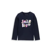 TOM TAILOR Majica temno modra/svetlo rumena/svetlo lila/svetlo roza