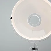 Stilnovo LED-stojna svetilka Demi Moon, bela, višina 196 cm - Dnevna soba/jedilnica - Dizajn - Aluminij