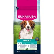 Eukanuba Premium Nutrition Adult Small & Medium Breed janjetina i riža – 12 kg
