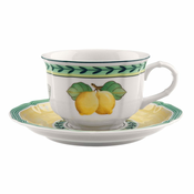 Villeroy & Boch Čajna skodelica s krožničkom iz kolekcije FRENCH GARDEN FLEURENCE 2 kosa
