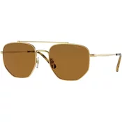 Vogue Muške naocare za sunce 0VO4220S 280/83 54, Polarizovane, Zlatne boje