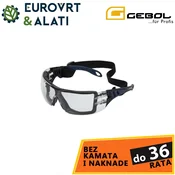 ZAŠČITNA OČALA PROZORNA SAFETY GUARD, S TRAKOM, GEBOL | Topdom