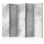 artgeist Paravan Concretum Murum I, 5-Delni, Enostranski