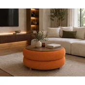 Hanah Home Venüs klub sto O 70 cm, narandžasta