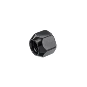 Črne matice za jeklene platišča M12x1,5 15 mm (odprte brez prirobnice) k19