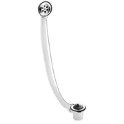 Kopalni komplet s čepom na verigi, L-700 mm, 6/4, iz nerjavečega jekla - Chrome - Bruckner - 24 - Plastika - 700 - 14