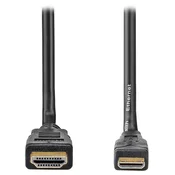 Nedis Hitri kabel HDMI 1.4 z ethernetom/ 4K@30Hz/ pozlačeni konektorji HDMI-mini HDMI/ črn/ v razsutem stanju/ 3 m
