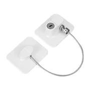 INF Samolepilna ključavnica za hladilnik brez vrtanja, kvadratna 2-pack White, (5000151961)