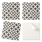 shumee Samolepilna vinilna stenska dekoracija z abstraktnim geometrijskim vzorcem 9x30x30 cm