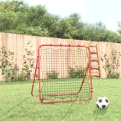 vidaXL Nastavljiva odbojna mreža za nogomet 96x80x96 cm jeklo in PE
