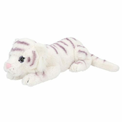 Top Model Plyšový tygřík , Bílo-fialový, 40 x 13 x 9 cm