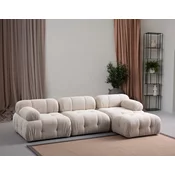 Atelier del Sofa Ugaona garnitura Petite, 290x160 cm, Krem