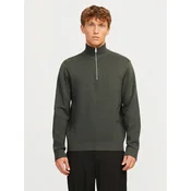 Jack & Jones Pulover Milano 12259664 Siva Relaxed Fit