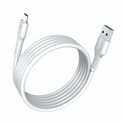 MOXOM USB data kabl MX-CB125 3A micro-USB 1m/ bela