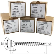 SPEED iverni vijak z ugreznjeno glavo, 3.0 x 20, CN, torx 10 /manjše pakiranje