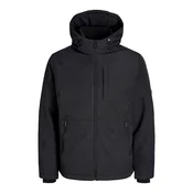 JACK & JONES Prehodna jakna JJEPETER pegasto črna