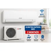 Mitsubishi MSZ-HR25VFK2/MUZ-HR25VFK2 2,5kW WIFI klimatska naprava (model 2026/27) z montažo - Mitsubishi