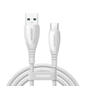 Joyroom Kabel USB-A – USB-C serije Vibrant, 3 A, 1,2 m – bel