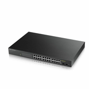 Zyxel GS1900-24HP mrežni prekidac Upravljano Gigabit Ethernet (10/100/1000) Podrška za napajanje putem Etherneta (PoE) Crno