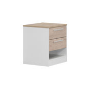 Matis Kaliopa Nocni ormaric, 50x40x52.4, Belo-Premium hrast